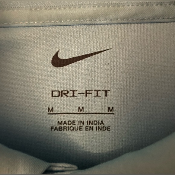 Men’s Nike Golf Polo Dri-Fit Shirt- Light Blue, Medium - Picture 2 of 2